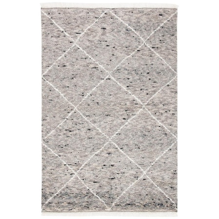 Safavieh 4 x 6 ft. Casablanca Hand Knotted Rectangle Area Rug Grey & Ivory CSB543F-4